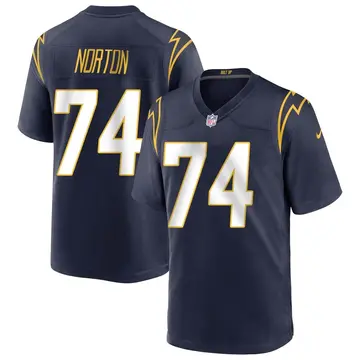 Nike Storm Norton Men's Game Los Angeles Chargers Navy Team Color Jersey