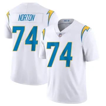 Nike Storm Norton Men's Limited Los Angeles Chargers White Vapor Untouchable Jersey