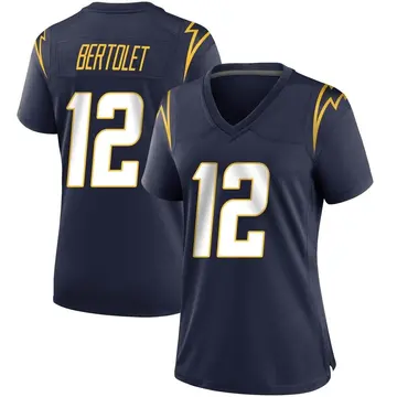 Nike Taylor Bertolet Women's Game Los Angeles Chargers Navy Team Color Jersey