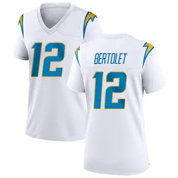 Nike Taylor Bertolet Women's Game Los Angeles Chargers White Jersey