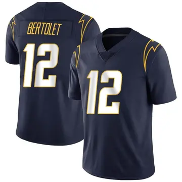 Nike Taylor Bertolet Youth Limited Los Angeles Chargers Navy Team Color Vapor Untouchable Jersey