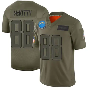 Nike Tre' McKitty Men's Limited Los Angeles Chargers Camo 2019 Salute to Service Jersey