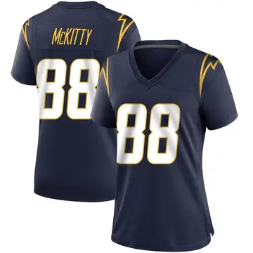 Nike Tre' McKitty Women's Game Los Angeles Chargers Navy Team Color Jersey