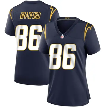 Nike Trevon Bradford Women's Game Los Angeles Chargers Navy Team Color Jersey