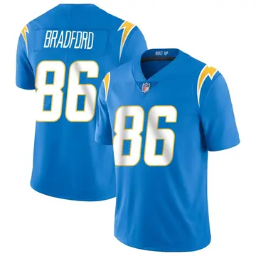 Nike Trevon Bradford Youth Limited Los Angeles Chargers Blue Powder Vapor Untouchable Alternate Jersey