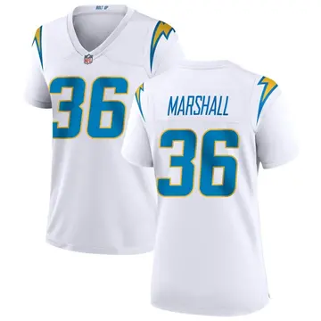 Nike Trey Marshall Women's Game Los Angeles Chargers White Jersey