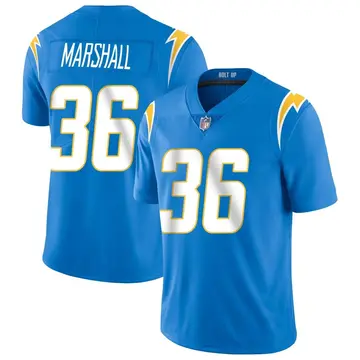 Nike Trey Marshall Youth Limited Los Angeles Chargers Blue Powder Vapor Untouchable Alternate Jersey