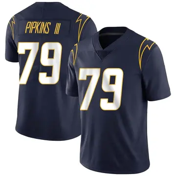 Nike Trey Pipkins III Men's Limited Los Angeles Chargers Navy Team Color Vapor Untouchable Jersey