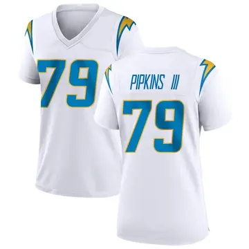 Nike Trey Pipkins III Women's Game Los Angeles Chargers White Jersey