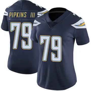 Nike Trey Pipkins III Women's Limited Los Angeles Chargers Navy Team Color Vapor Untouchable Jersey