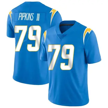 Nike Trey Pipkins III Youth Limited Los Angeles Chargers Blue Powder Vapor Untouchable Alternate Jersey