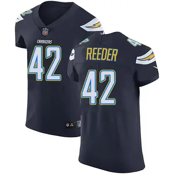Nike Troy Reeder Men's Elite Los Angeles Chargers Navy Blue Team Color Vapor Untouchable Jersey