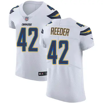 Nike Troy Reeder Men's Elite Los Angeles Chargers White Vapor Untouchable Jersey