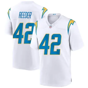 Nike Troy Reeder Youth Game Los Angeles Chargers White Jersey