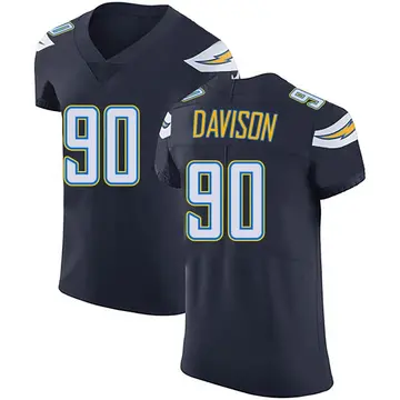 Nike Tyeler Davison Men's Elite Los Angeles Chargers Navy Blue Team Color Vapor Untouchable Jersey