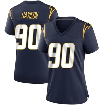 Nike Tyeler Davison Women's Game Los Angeles Chargers Navy Team Color Jersey