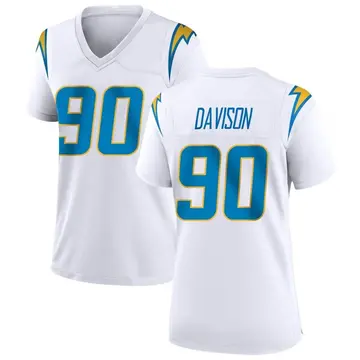 Nike Tyeler Davison Women's Game Los Angeles Chargers White Jersey