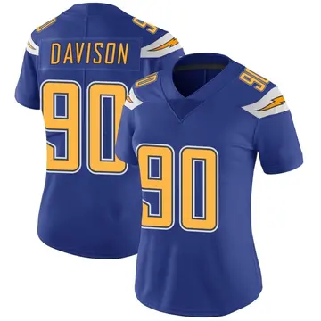 Nike Tyeler Davison Women's Limited Los Angeles Chargers Royal Color Rush Vapor Untouchable Jersey
