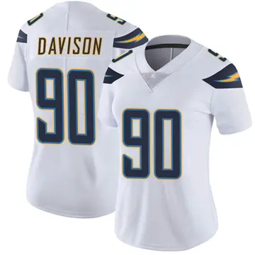 Nike Tyeler Davison Women's Limited Los Angeles Chargers White Vapor Untouchable Jersey