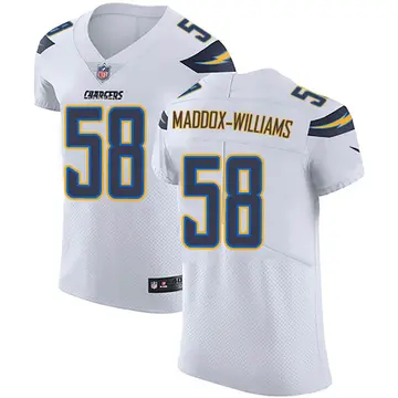 Nike Tyreek Maddox-Williams Men's Elite Los Angeles Chargers White Vapor Untouchable Jersey