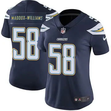 Nike Tyreek Maddox-Williams Women's Limited Los Angeles Chargers Navy Team Color Vapor Untouchable Jersey