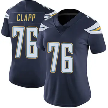 Nike Will Clapp Women's Limited Los Angeles Chargers Navy Team Color Vapor Untouchable Jersey