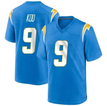 Nike Younghoe Koo Men's Game Los Angeles Chargers Blue Powder Alternate Jersey