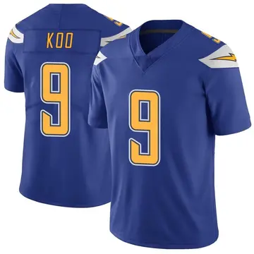 Nike Younghoe Koo Men's Limited Los Angeles Chargers Royal Color Rush Vapor Untouchable Jersey