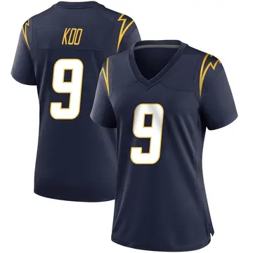 Nike Younghoe Koo Women's Game Los Angeles Chargers Navy Team Color Jersey