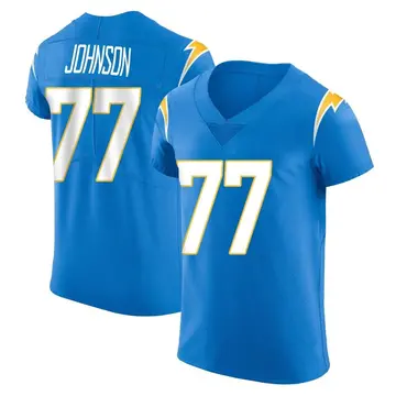 Nike Zion Johnson Men's Elite Los Angeles Chargers Blue Alternate Vapor Untouchable Jersey