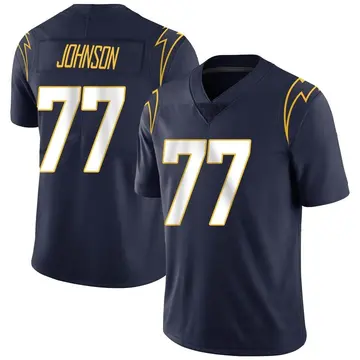 Nike Zion Johnson Men's Limited Los Angeles Chargers Navy Team Color Vapor Untouchable Jersey