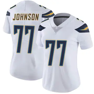 Nike Zion Johnson Women's Limited Los Angeles Chargers White Vapor Untouchable Jersey